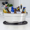 Colt Drink Bucket Hammered Stainless Steel with Party Mat | BREKX