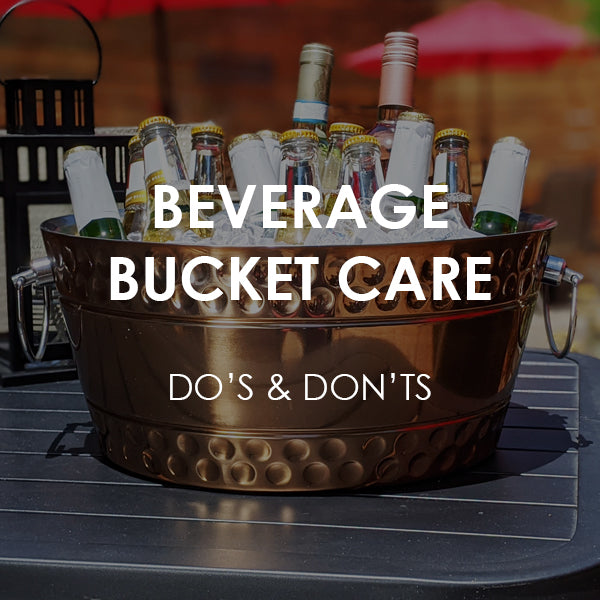 Beverage bucket and party tub do's and don'ts.  All products need a little TLC.  Here are a few ways to keep your party product in top notch condition to last you for years of parties and celebrations.