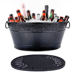 Colt Drink Bucket Hammered Black with Party Mat | BREKX