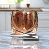 Iceberg Ice Bucket with Lid & Scoop Insulated Stainless Steel, Rose Copper | BREKX