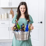 Insulated and leak proof drink tub for beer, champagne, wine, or ice.  Great for parties or give as a wedding, anniversary, or housewarming gift to the happy couple.