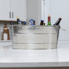 Aspen Metal Party Tub Hammered Stainless Steel | BREKX