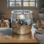 Dog Treat Canister with Airtight Lid Stainless Steel | BREKX