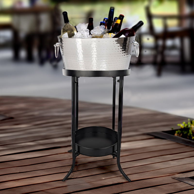 Iron Stand Black 20-inch for Anchored Insulated Tubs | BREKX