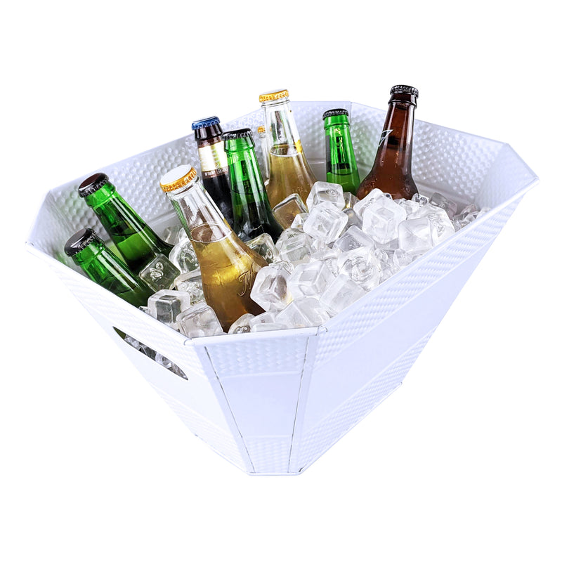 Crestfallen Beverage Bucket Hammered White | BREKX